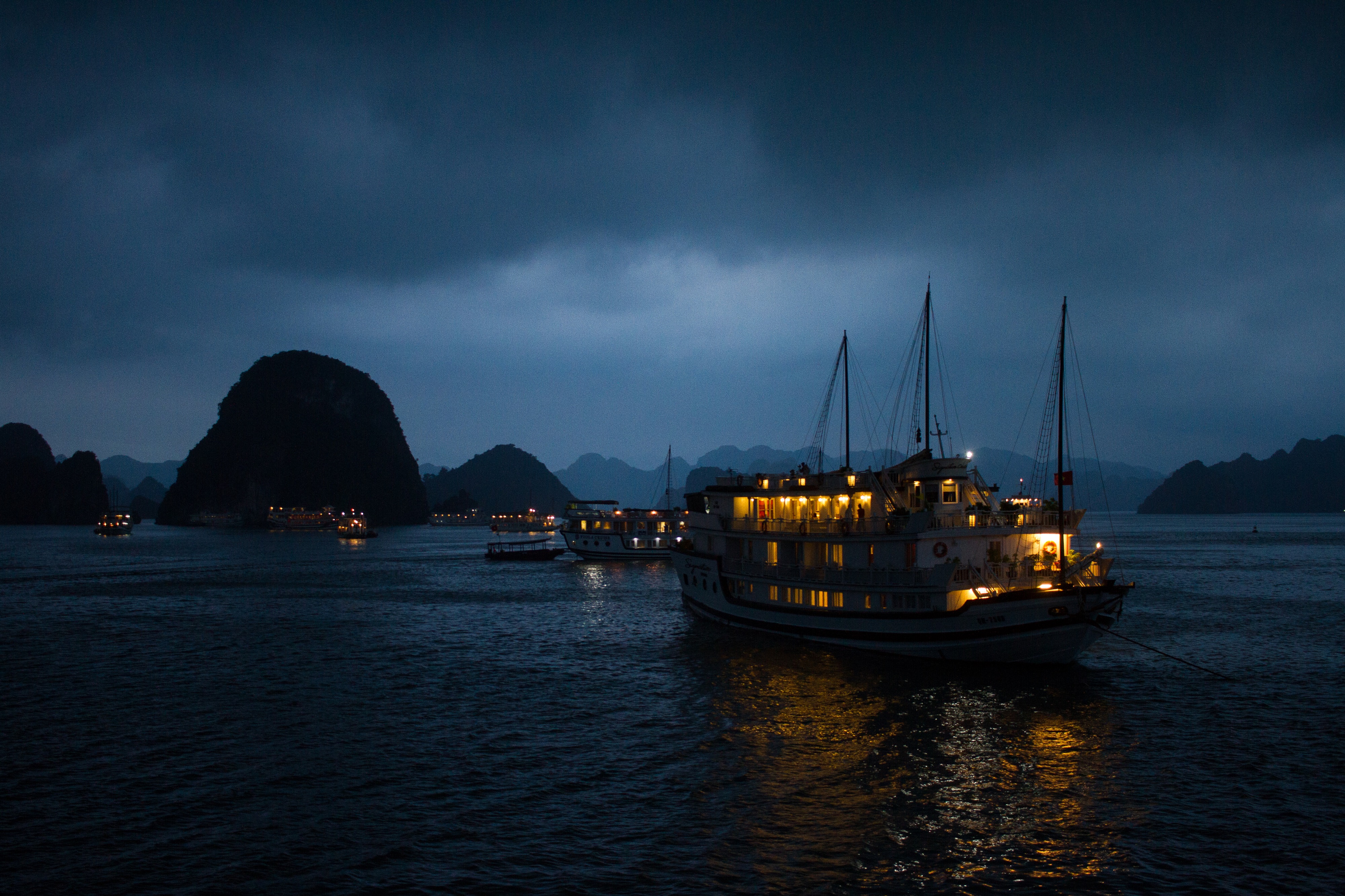 Before the storm: Halong Bay, Vietnam